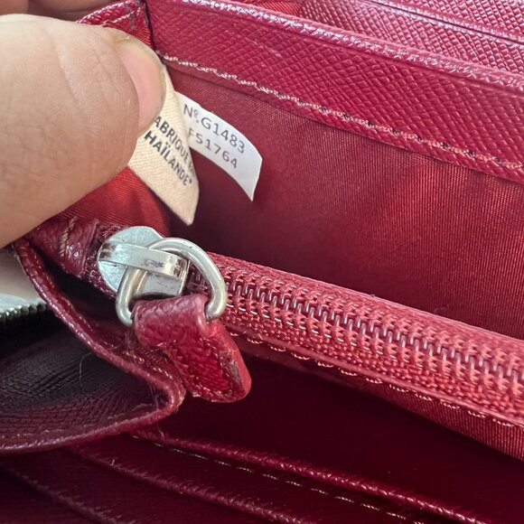 Coach Zip Around Accordion Wallet - Picture 8 of 8